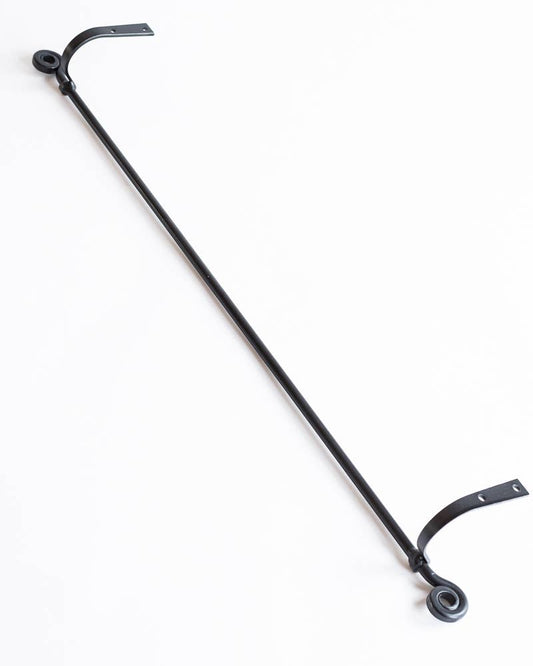 Iron Forged Wall Rack / The Towel Rod With Black Finish