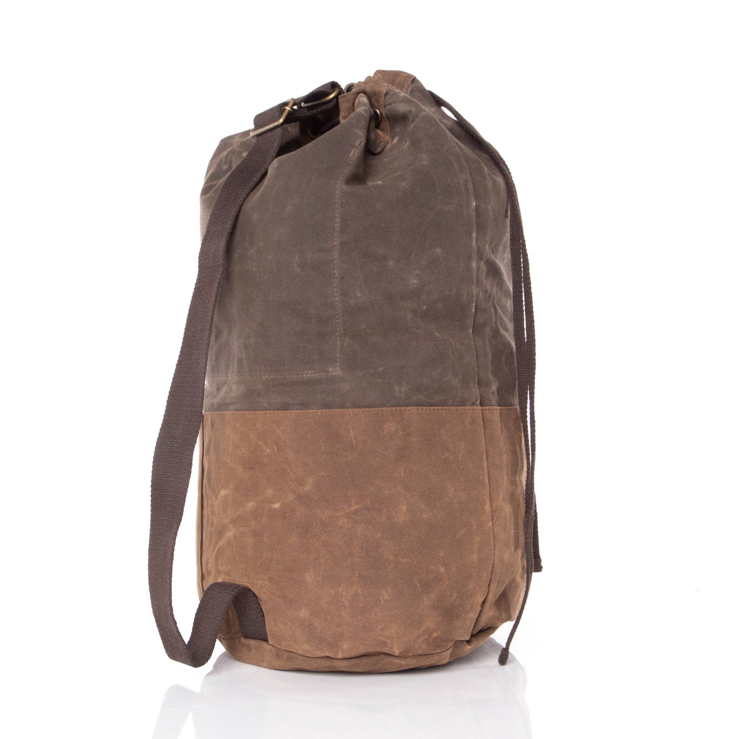 Waxed Canvas Shoulder Canvas Bag - Utility / Military Style