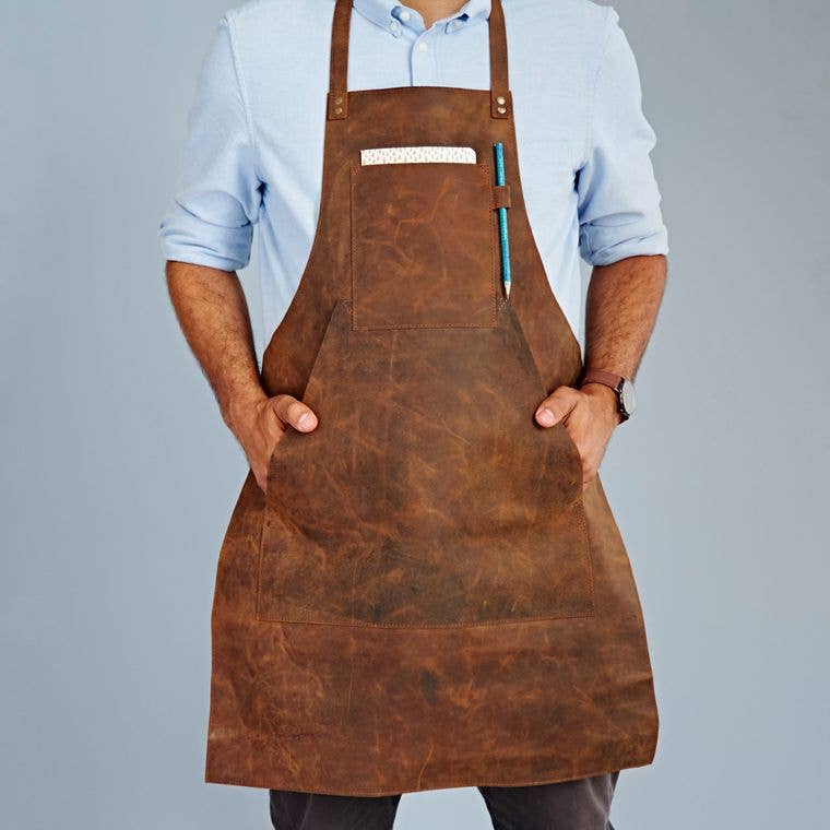 Buffalo Leather Apron - Blacksmith Craft Apron