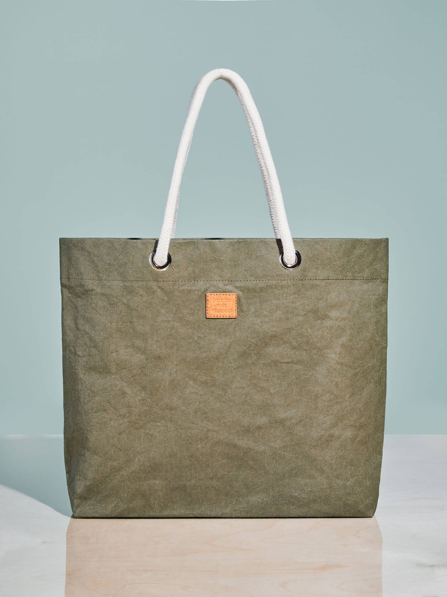 Pure Cord Shopper Bag - Paper with Look and Feel of Leather - Out of the Woods