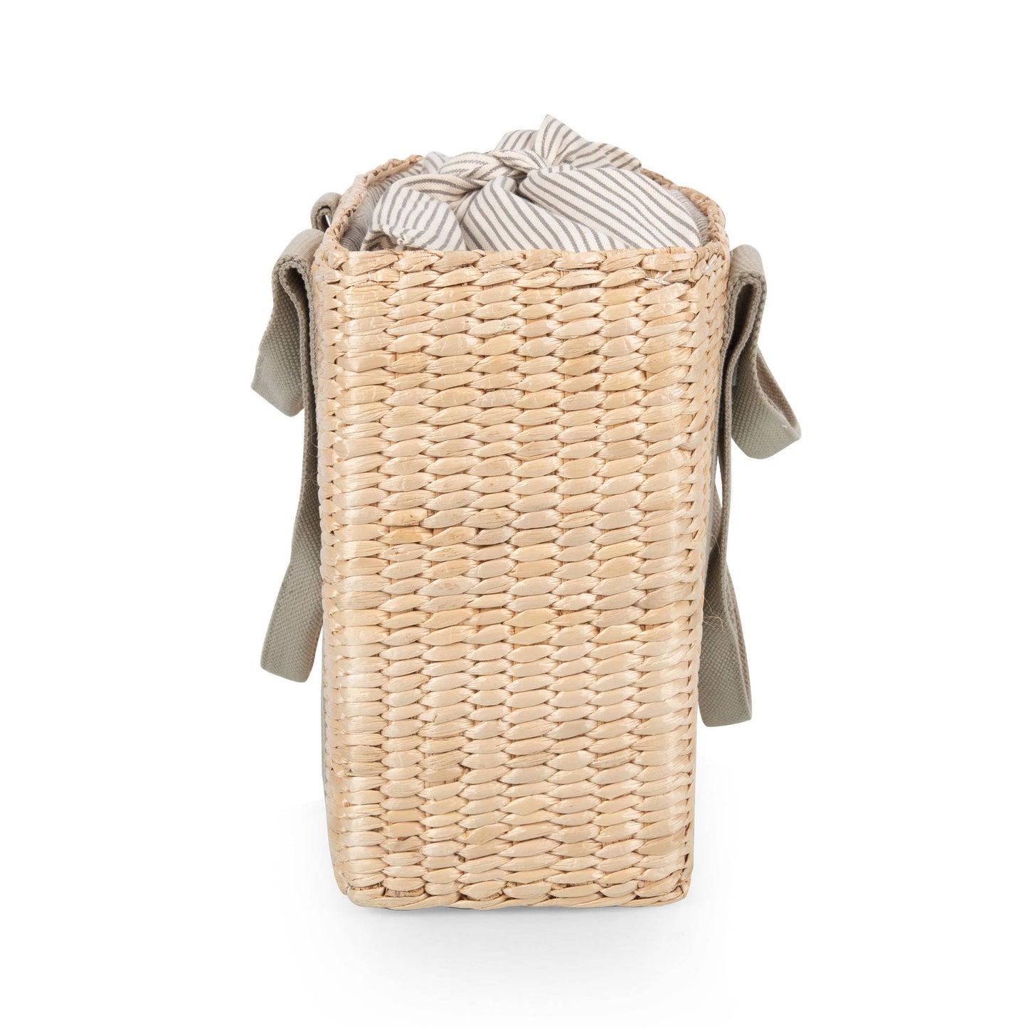 Parisian Picnic Basket - Seagrass With Classy Liner
