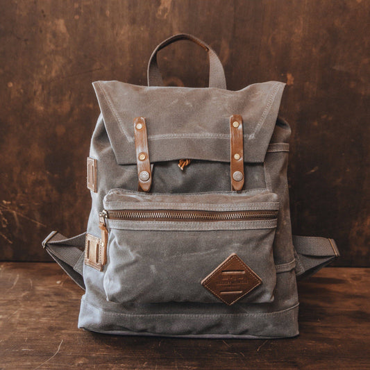 Muir Pack - Waxed Canvas Backpack - Field Tan