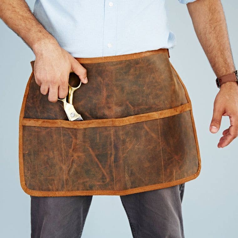 Buffalo Leather Work Apron - Gardening or Tool Belt