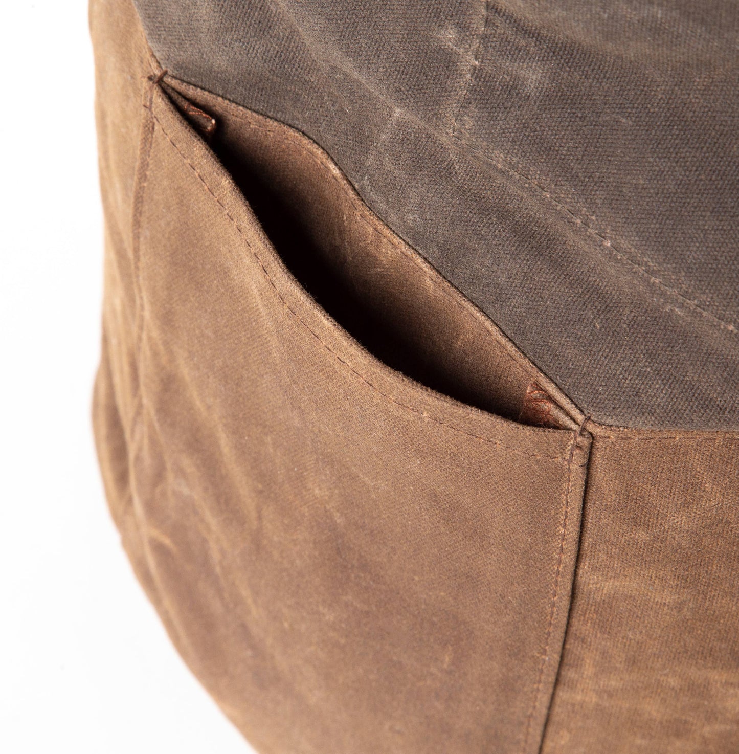 Waxed Canvas Shoulder Canvas Bag - Utility / Military Style