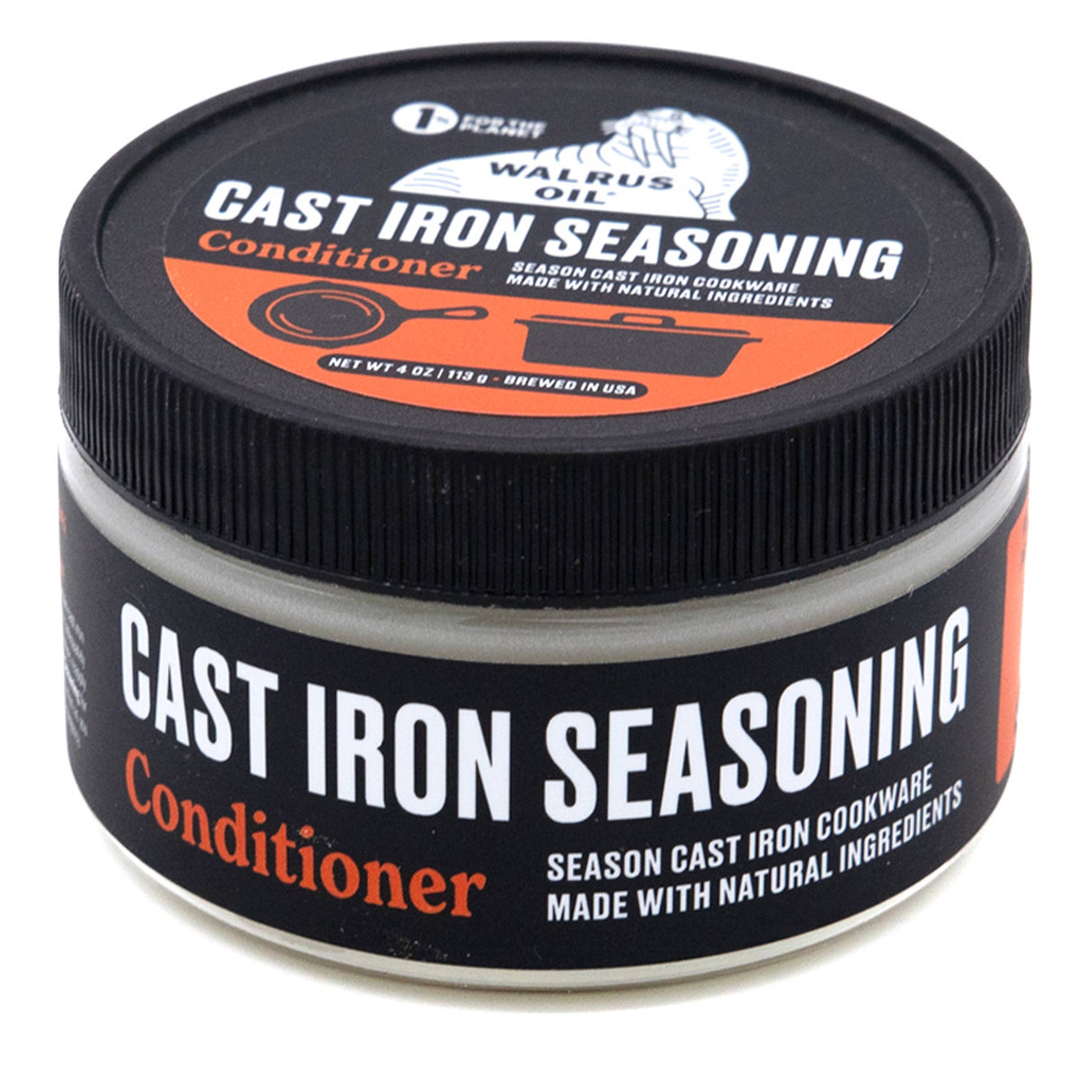 Walrus Oil Food Safe Cast Iron Seasoning