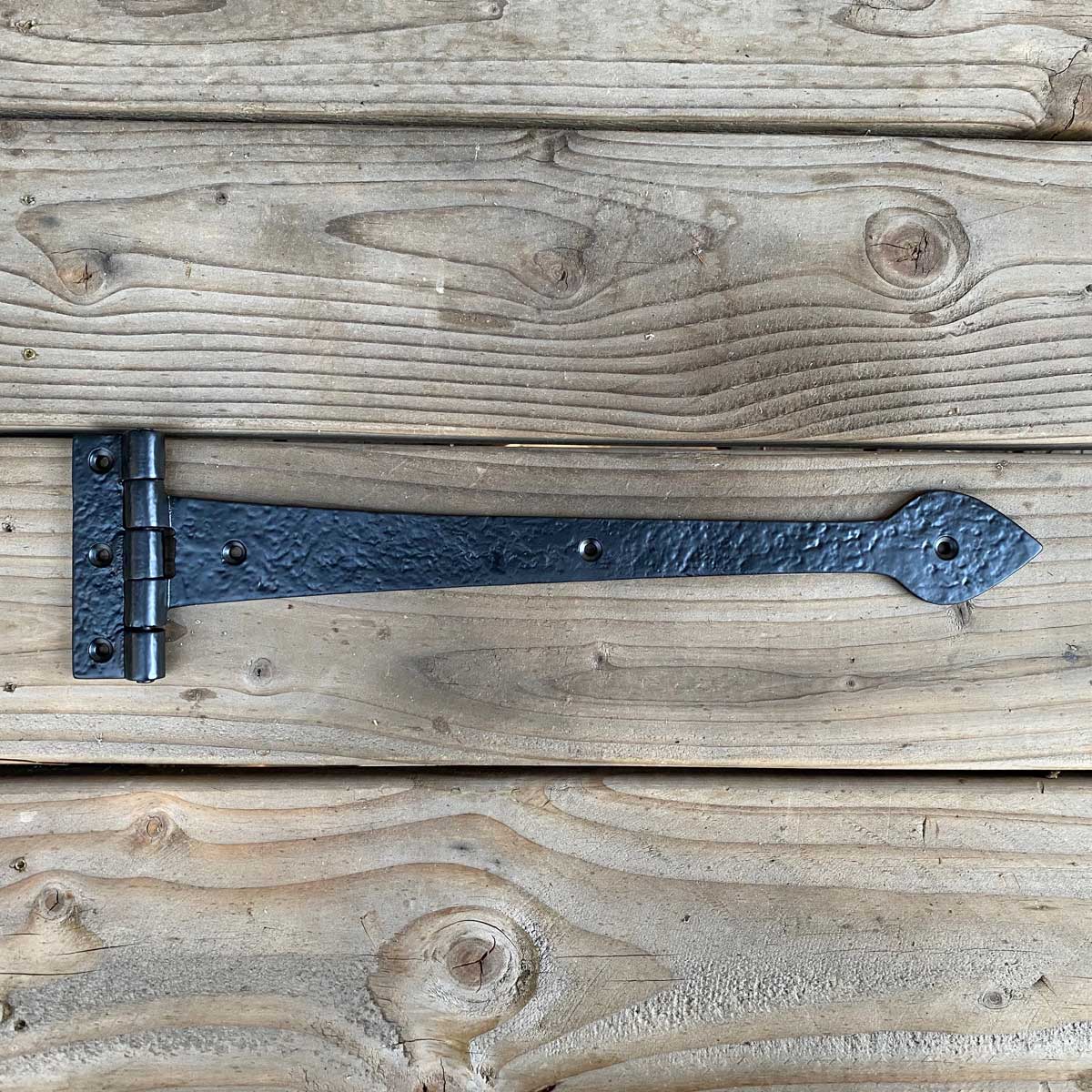 Hinge 16 Inch Strap Style With Spade - Black Finish – Lostwestern