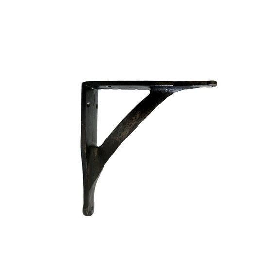 Simple Industrial Shelf Bracket Black  Small 5 x 5.5 Inches
