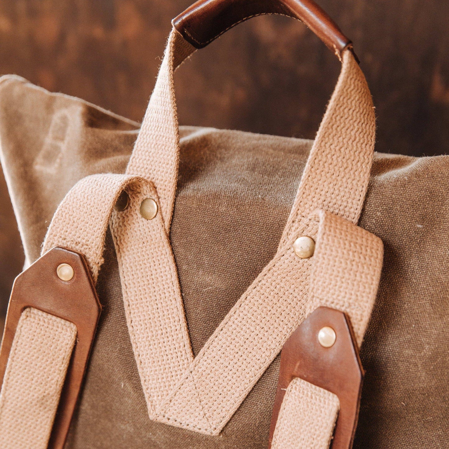 Muir Pack - Waxed Canvas Backpack - Field Tan