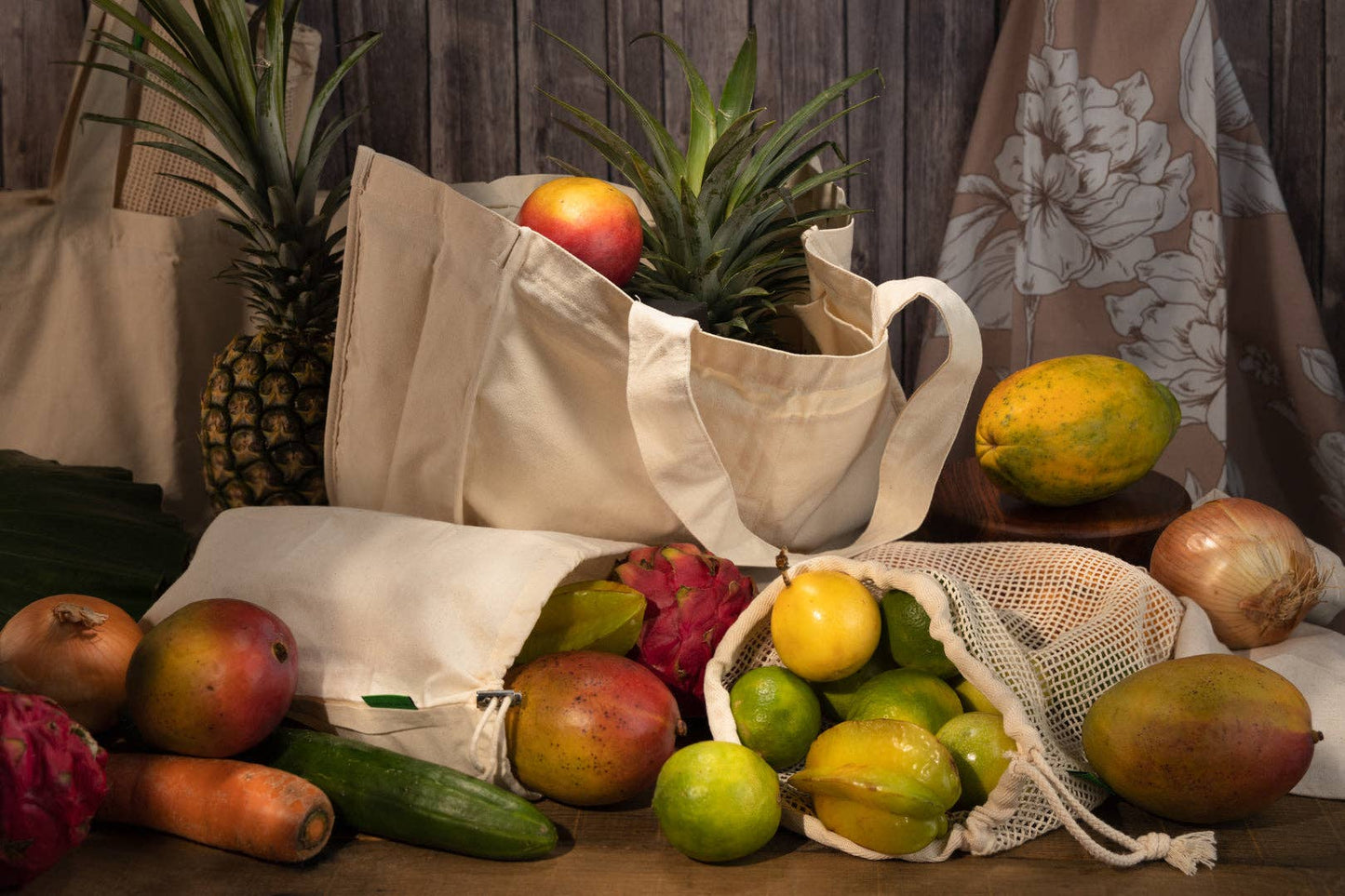 Cotton Mesh Bag 10 x 12 Inches for Fruit and Foraging