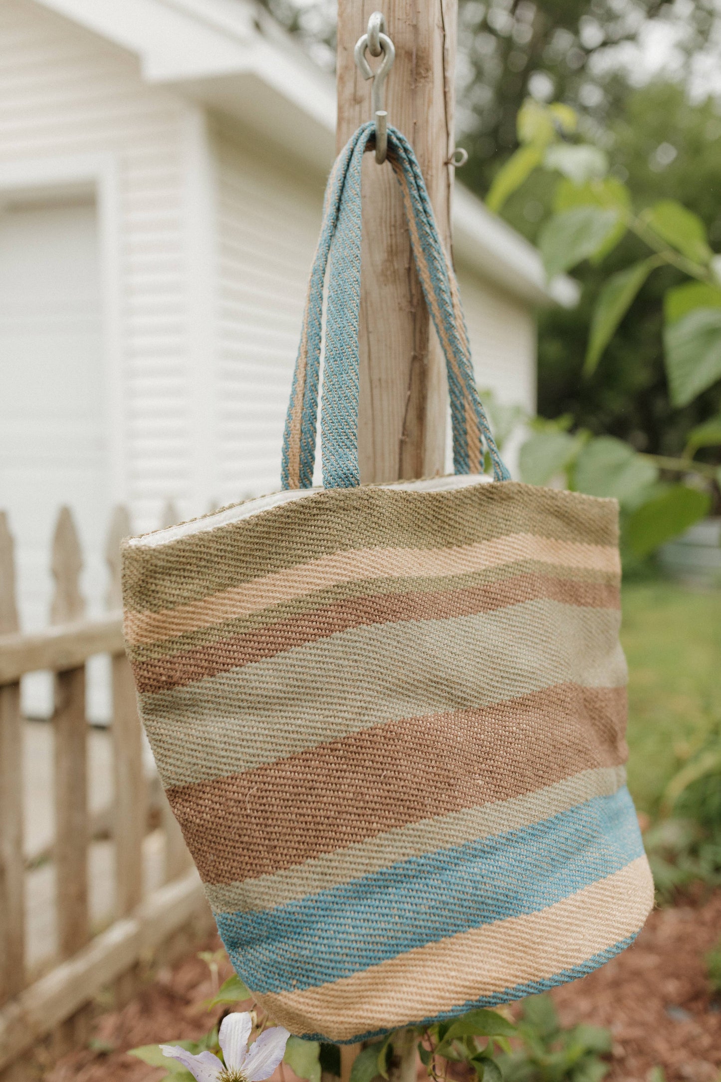 Shoulder Bag, Jute / Sierra Forest Tote Bag