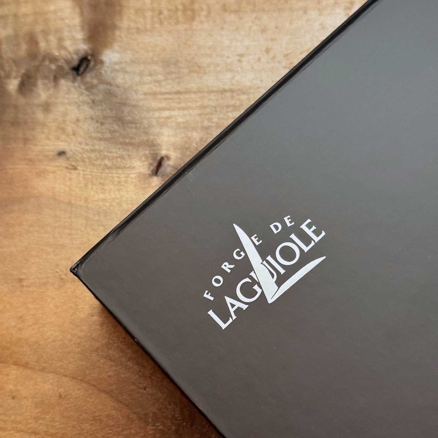 Forge de Laguiole 6 Piece Steak Knife Set - Pistachio Wood Satin Finish