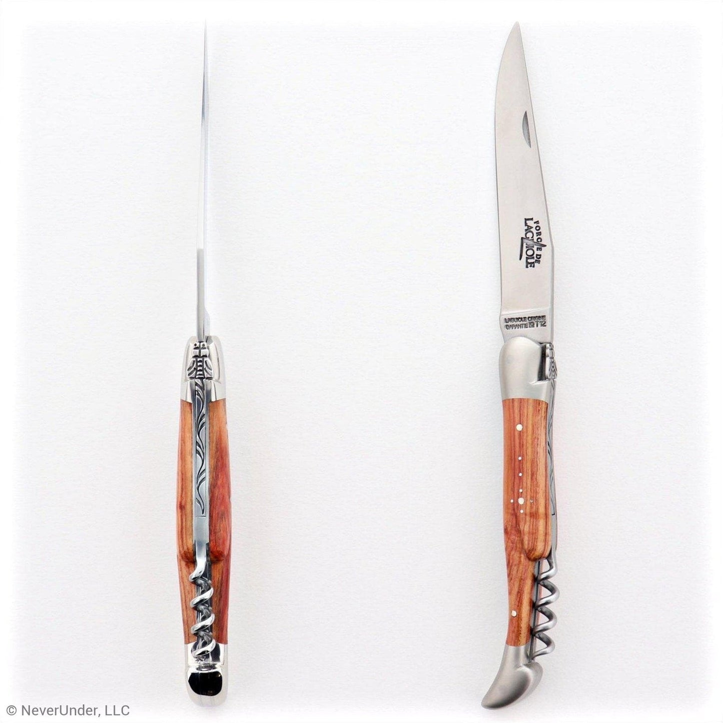 Forge de Laguiole 12 cm Picnic Knife With Corkscrew Rosewood