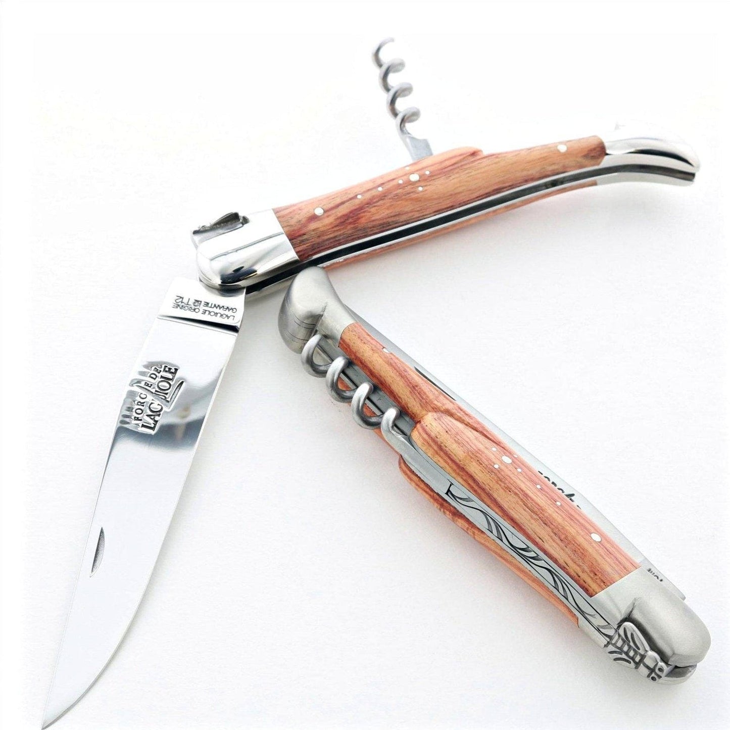 Forge de Laguiole 12 cm Picnic Knife With Corkscrew Rosewood