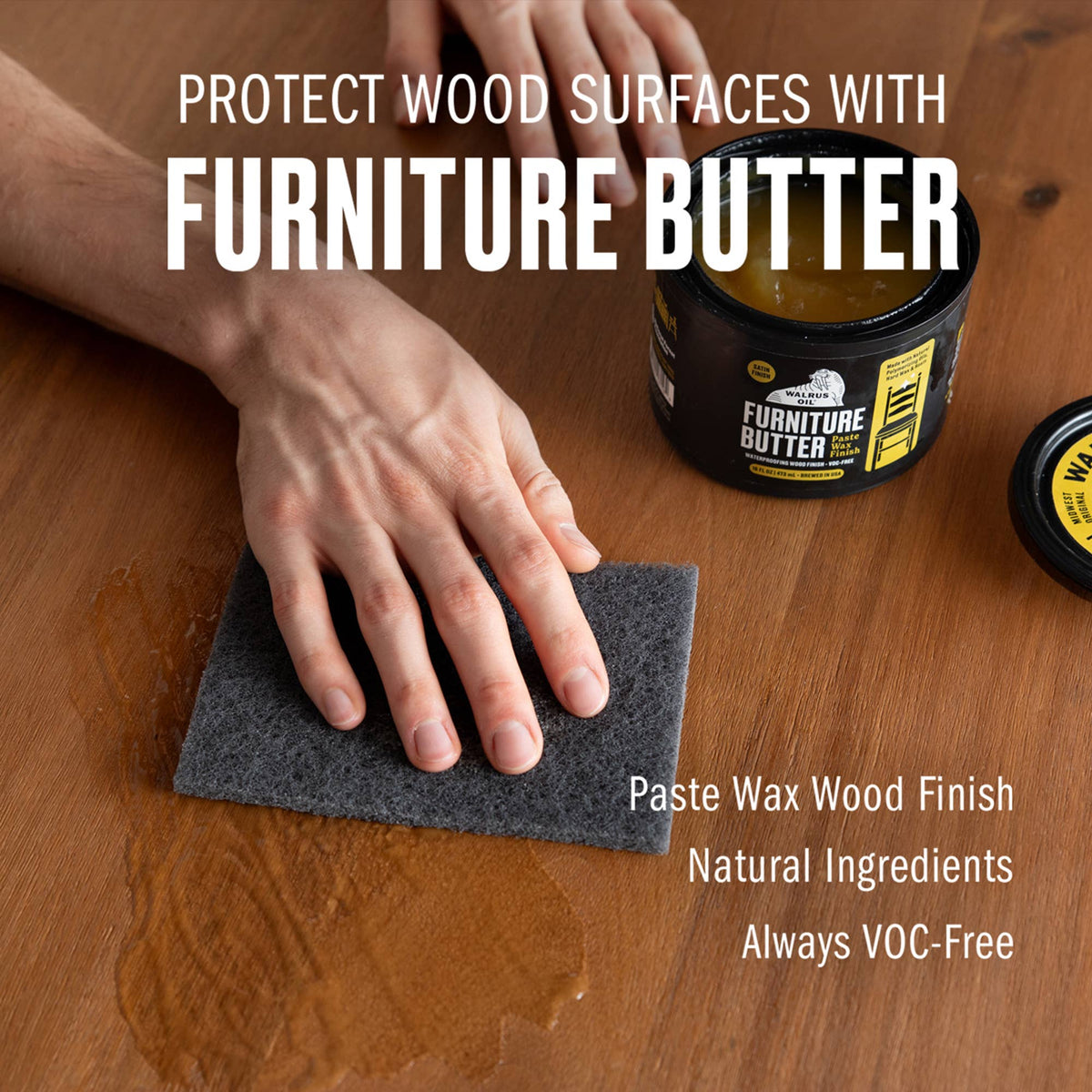 Walrus Oil Furniture Butter, 8oz