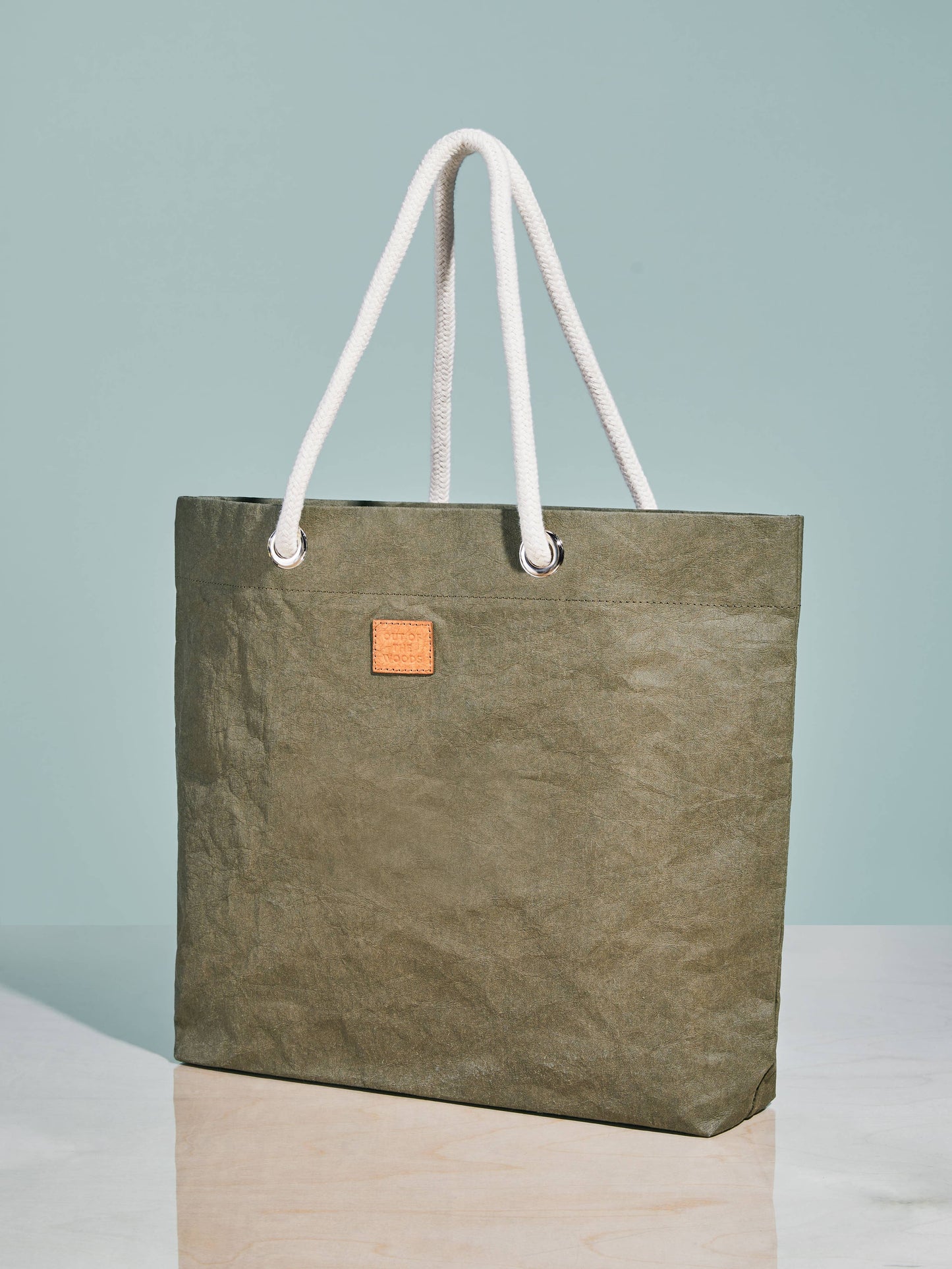 Pure Cord Shopper Bag - Paper with Look and Feel of Leather - Out of the Woods