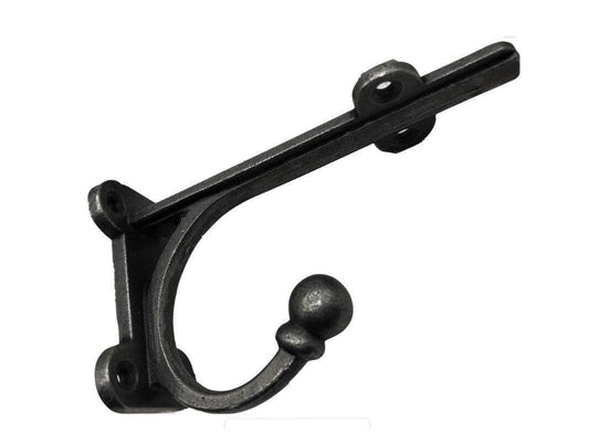 Tranby Hook Bracket, 4 Inch Matte Black