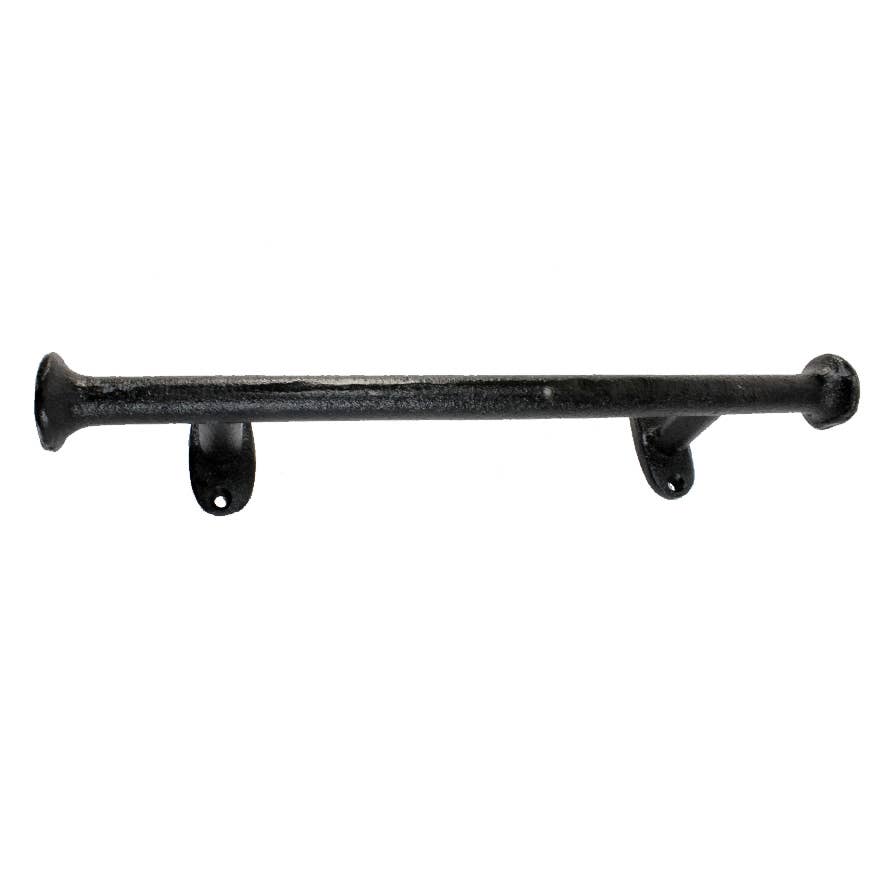 Cast Iron Pull Handle Matte Black 8.5 Inches