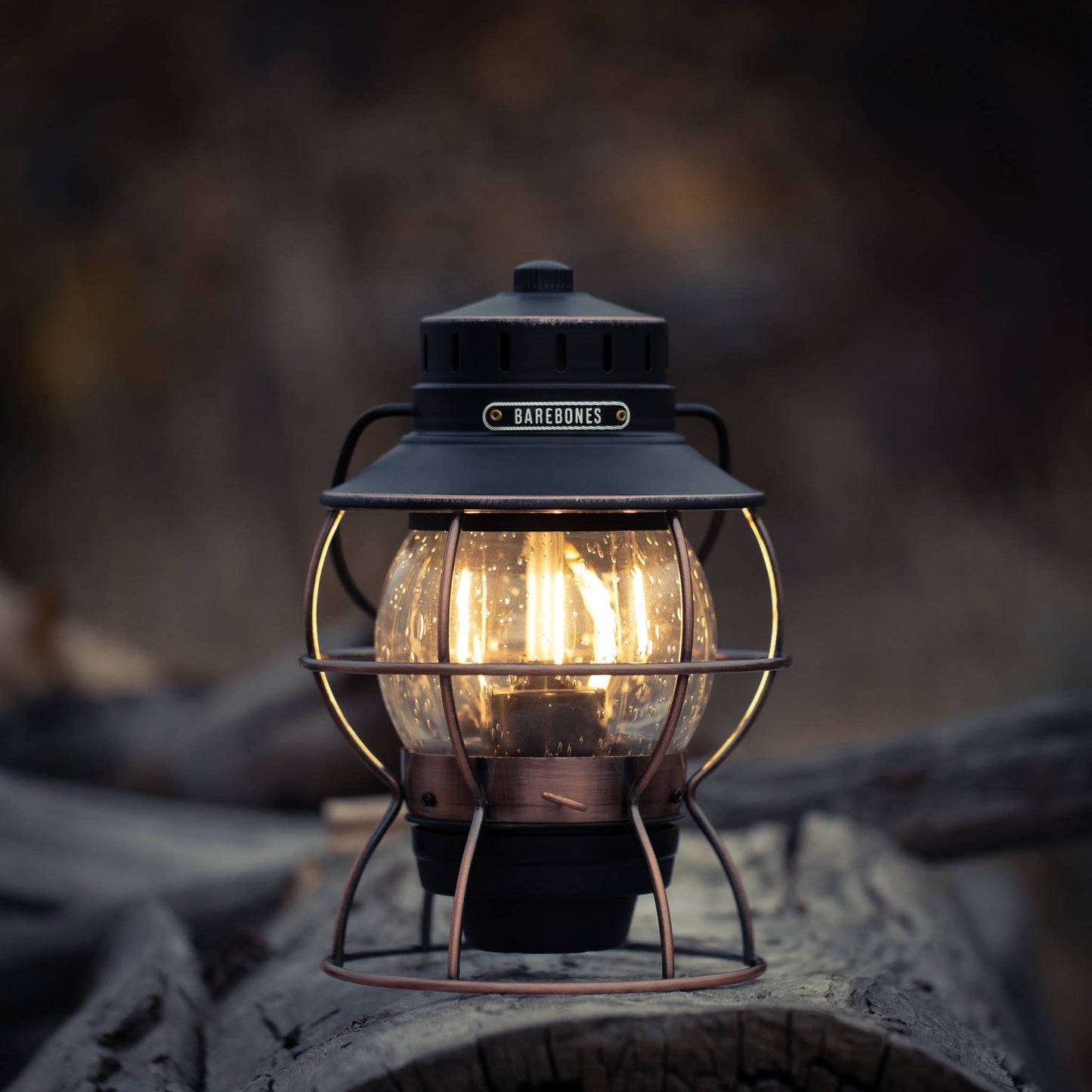 Barebones Railroad Lantern Antique Bronze