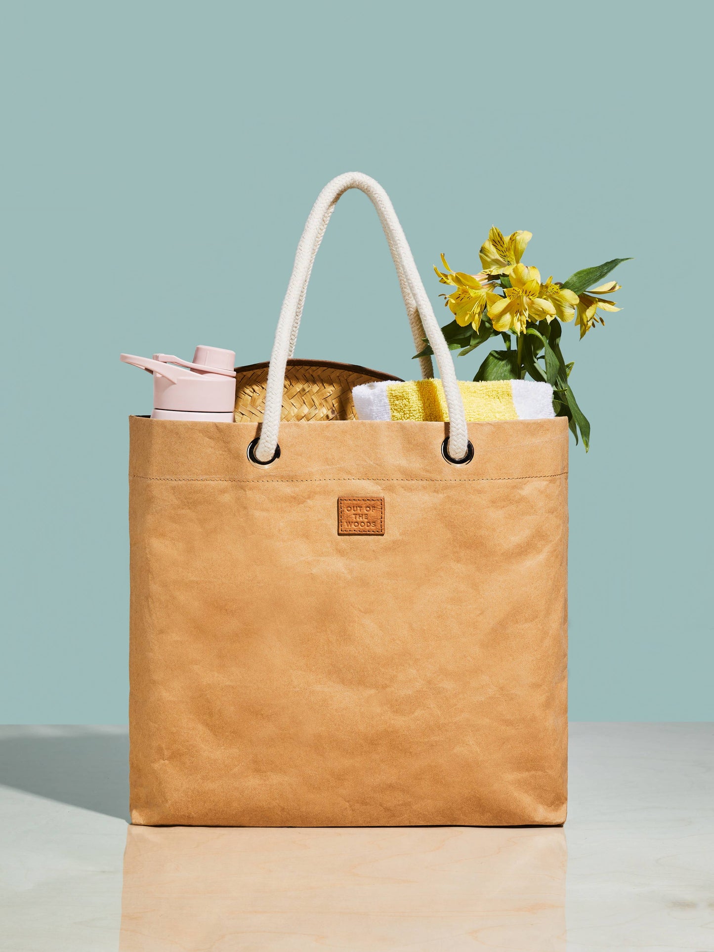 Pure Cord Shopper Bag - Paper with Look and Feel of Leather - Out of the Woods