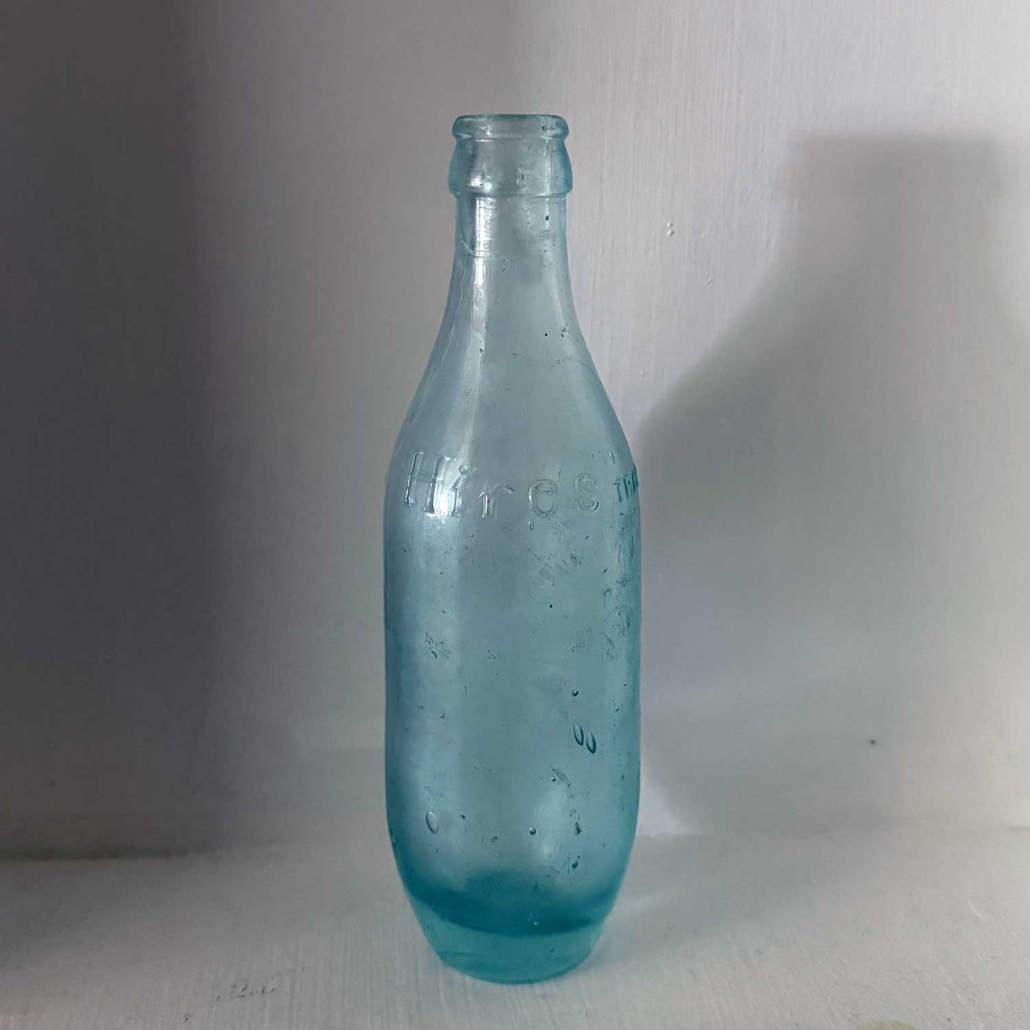 Vintage Blue Hires Bottle