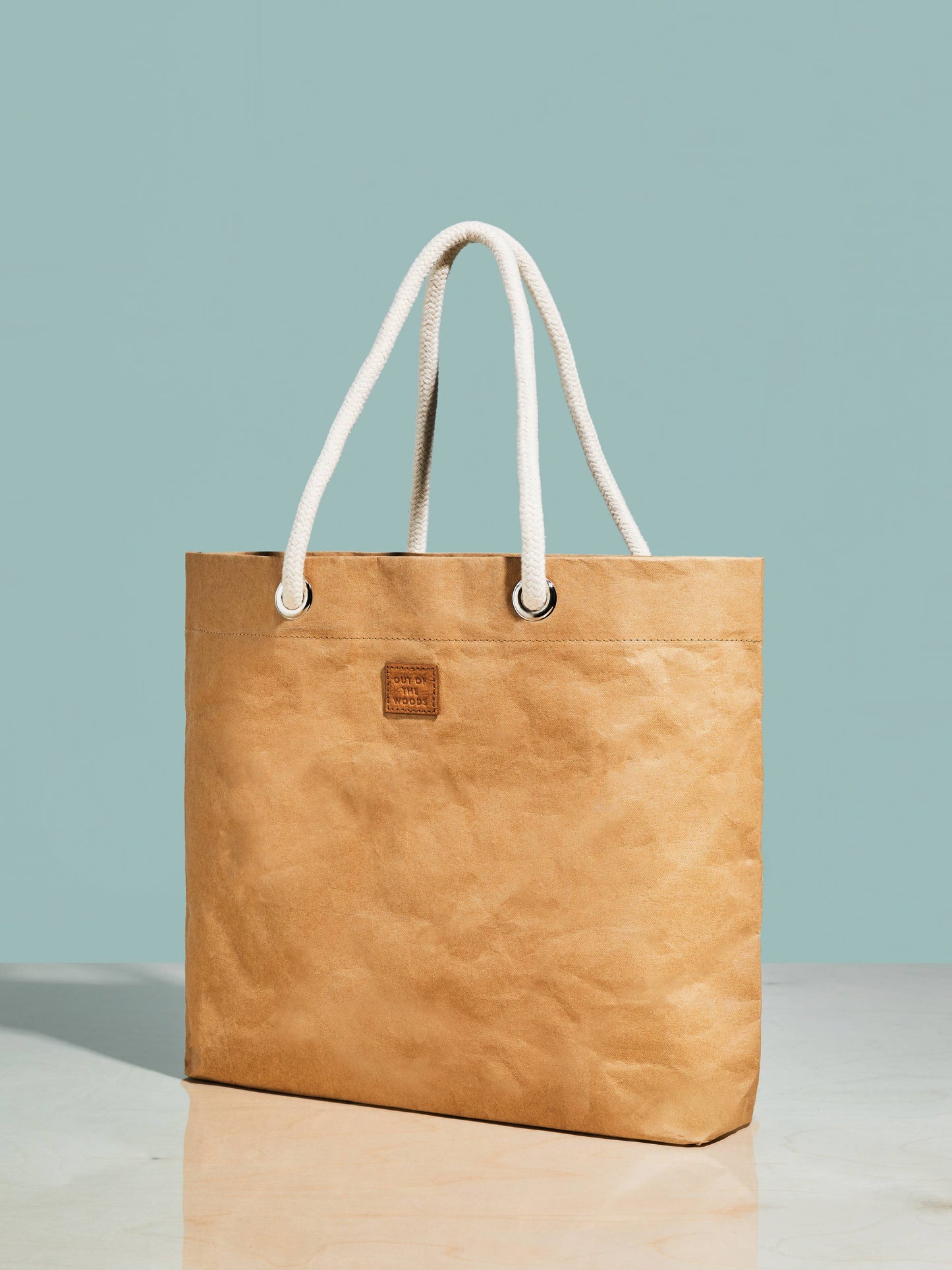 Pure Cord Shopper Bag - Paper with Look and Feel of Leather - Out of the Woods