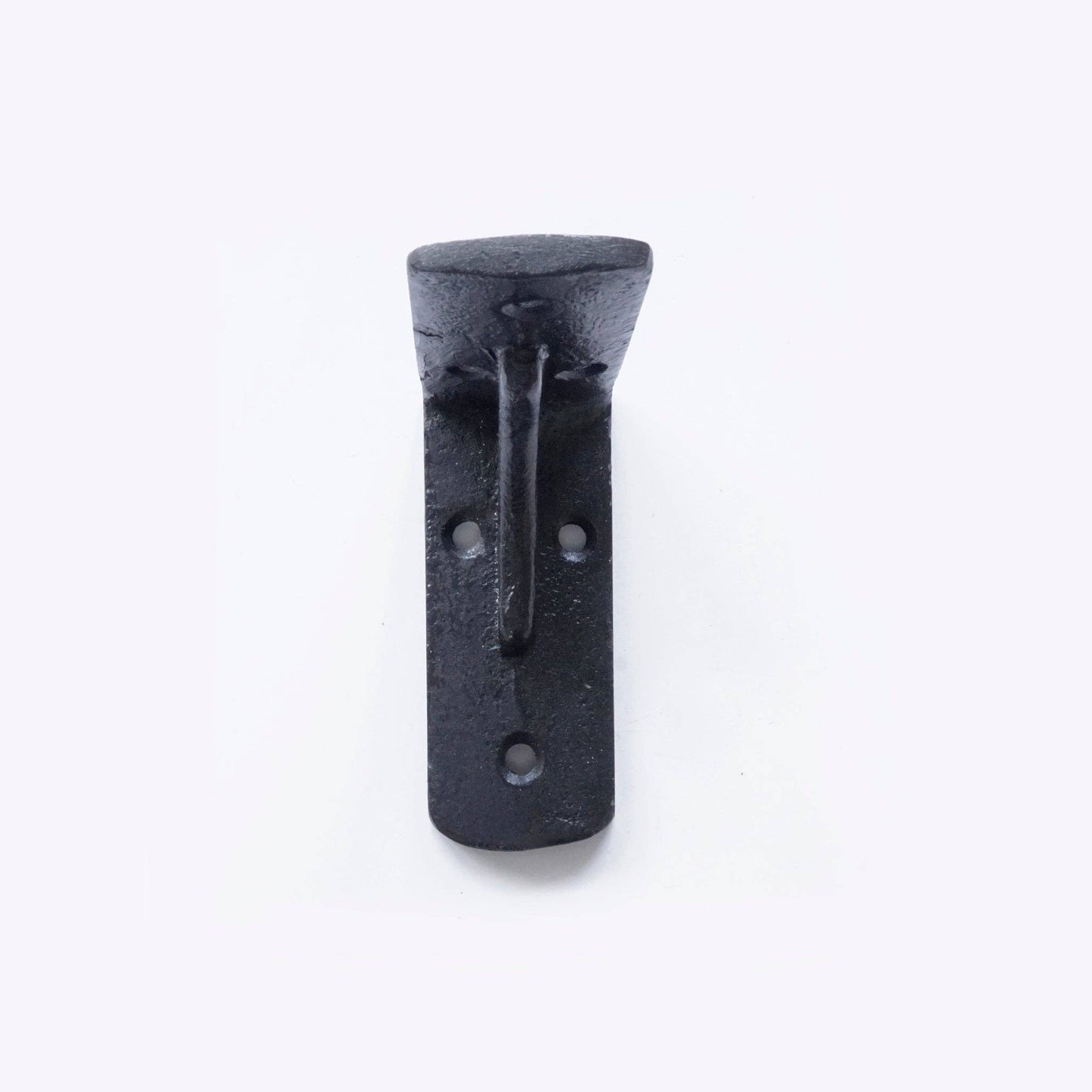 Minimal Corner Cast Iron Bracket Antique Black 5.5 Inch