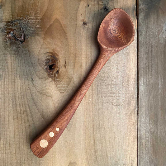 Cline Original Roundwood Handmade Wood Sculpted Spoon - Large