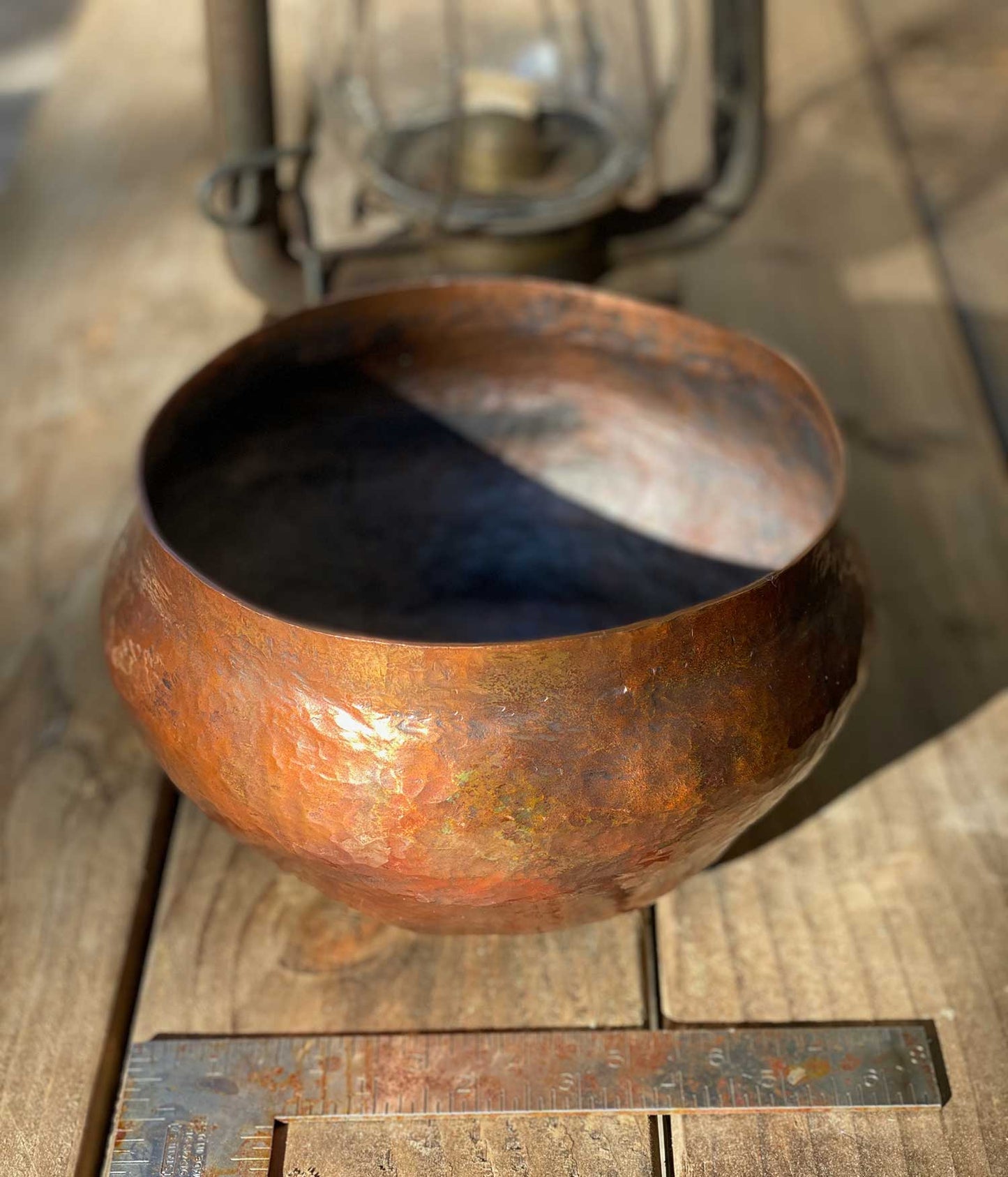 Decorative Copper Bowl Handmade Coppersmith Art