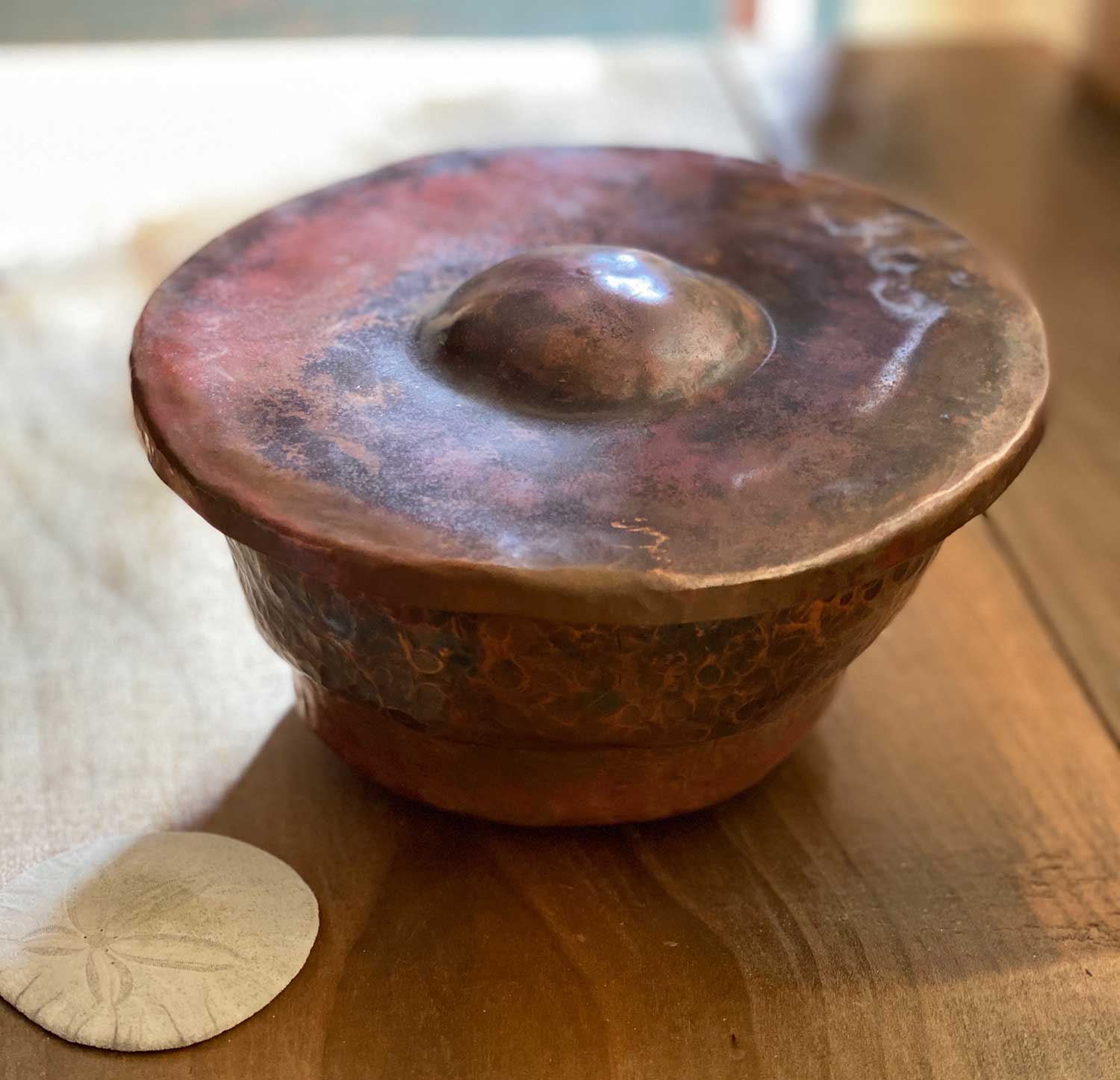 Copper order Brown New Orleans Water Meter Bowl Handmade Pottery Souvenir Bowl