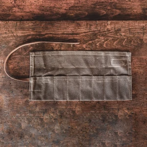 Canvas Pocket Knife and Tool Roll - Field Tan
