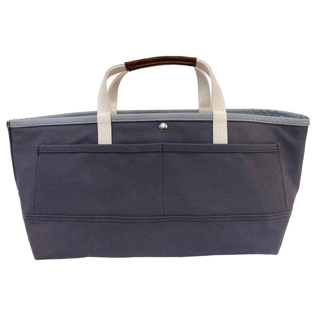 Garden Tote III - Olive Canvas