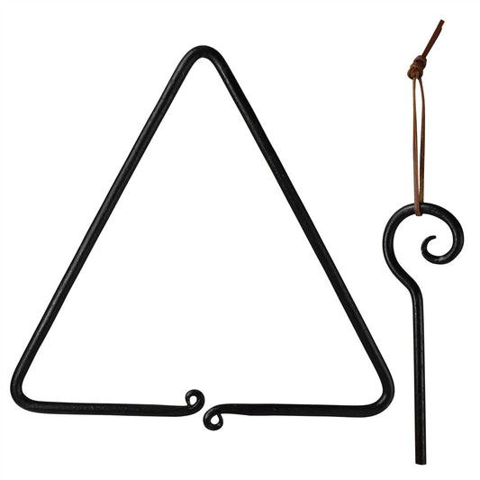 Triangle Dinner Bell - Forged Iron
