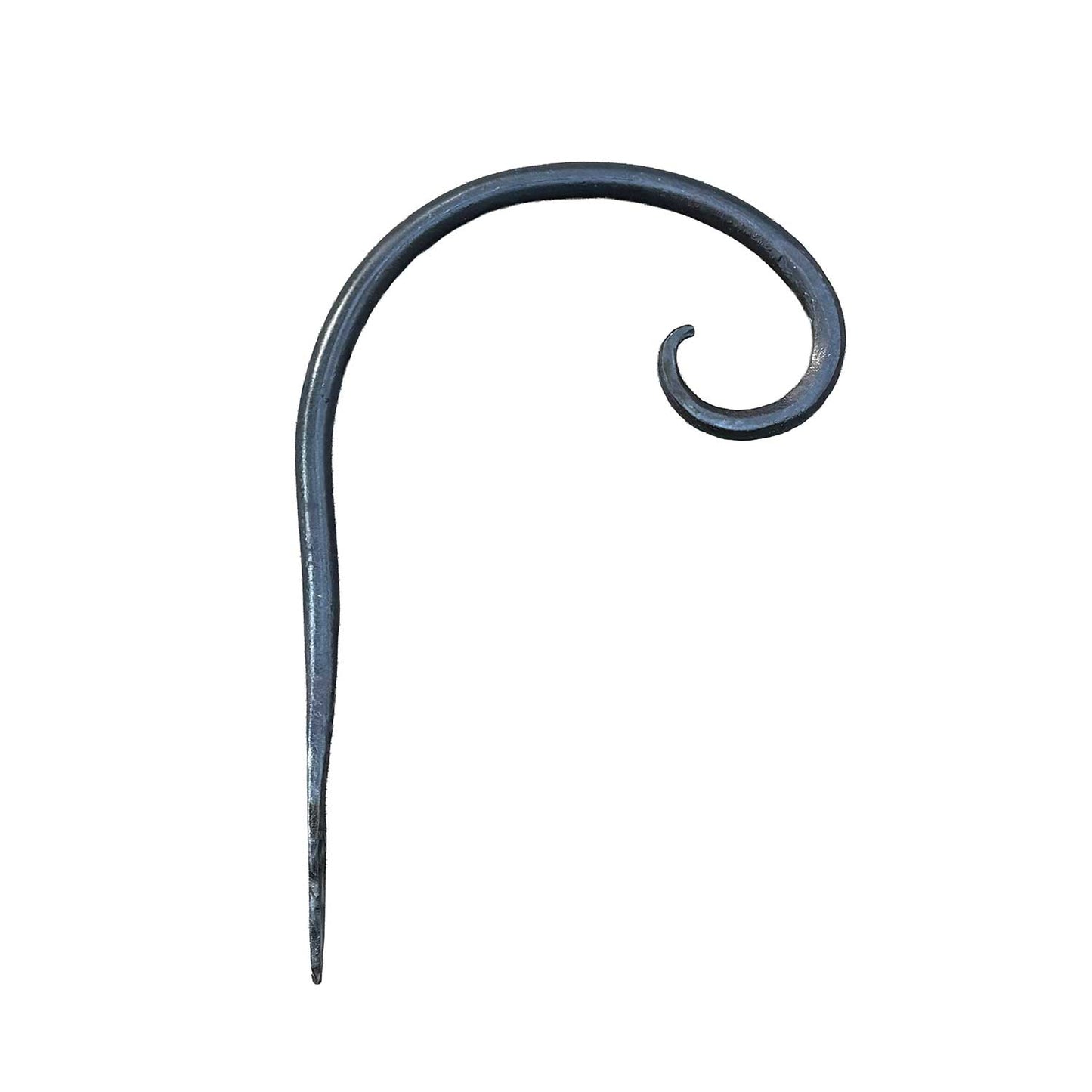 Small Hand Forged Downturned Plant / Lantern Hook