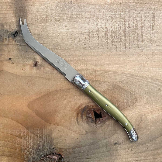 Jean Dubost Cheese Knife 9 Inch Olive Green