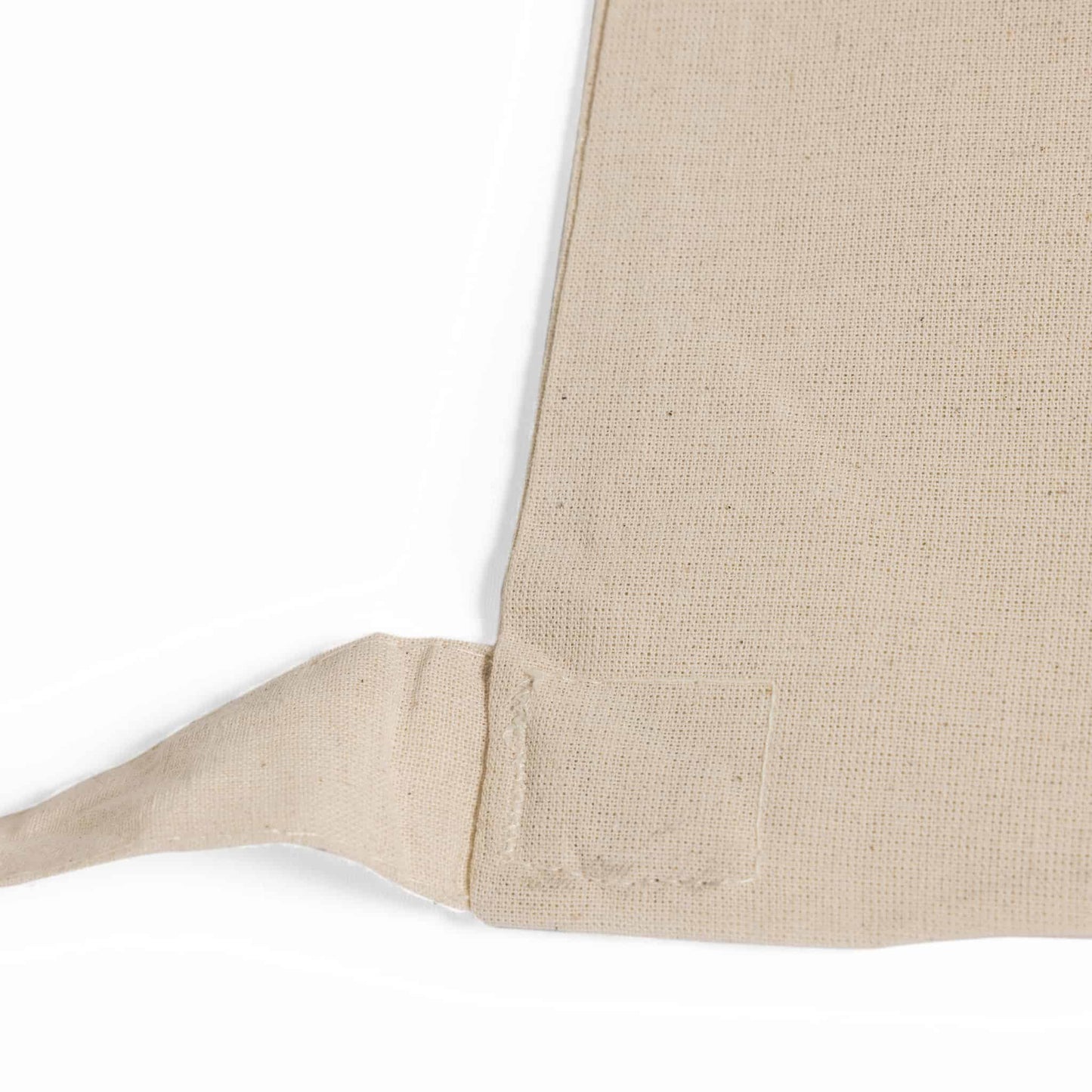 Cotton Canvas Laundry Bag With Shoulder Strap - Plain / Natural