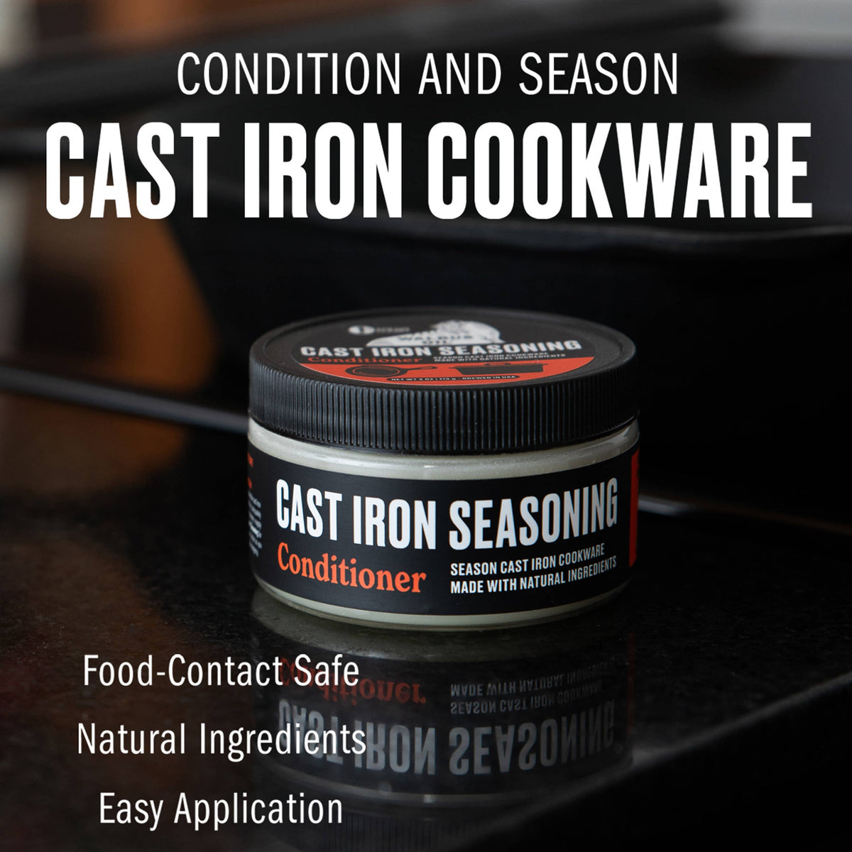 Walrus Oil Food Safe Cast Iron Seasoning