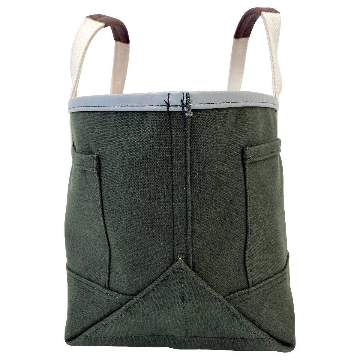 Garden Tote III - Olive Canvas