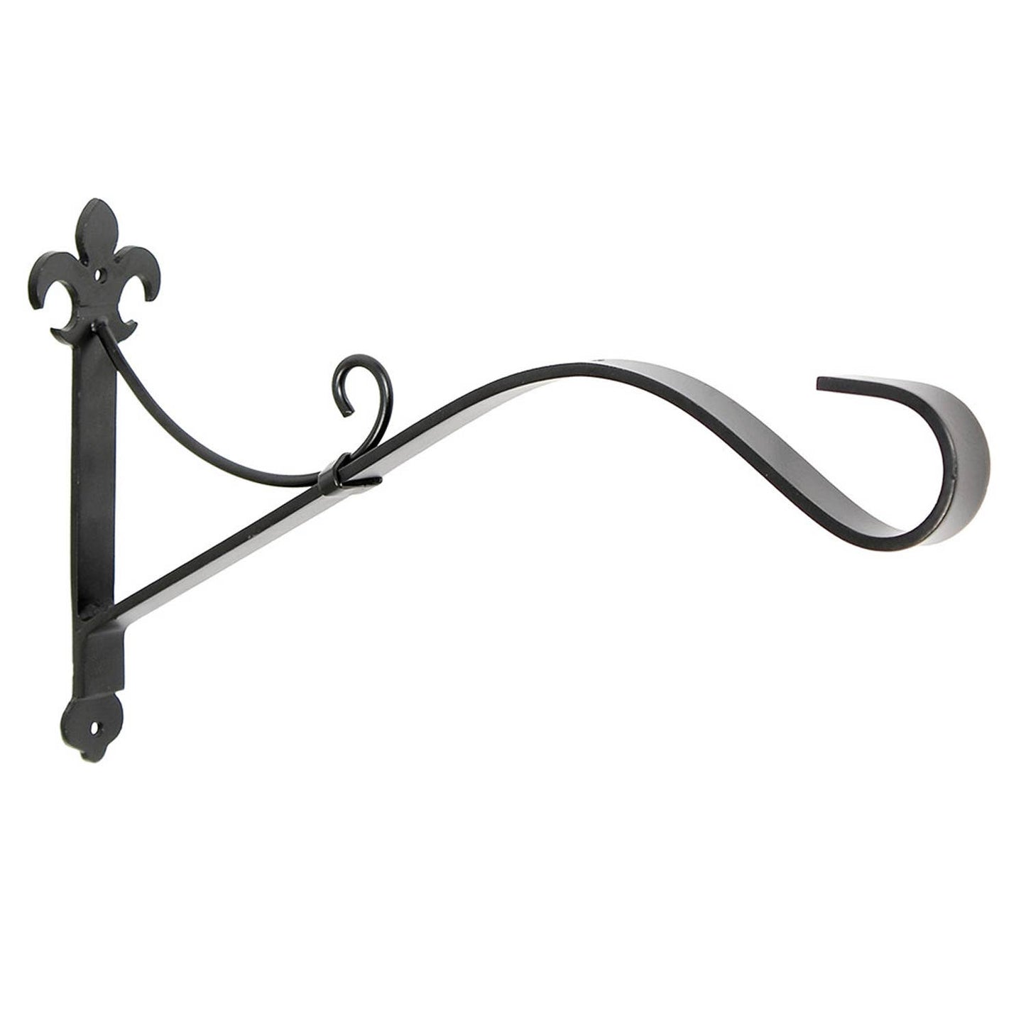 18 Inch Fleur-de-Lis Wall Hook Bracket