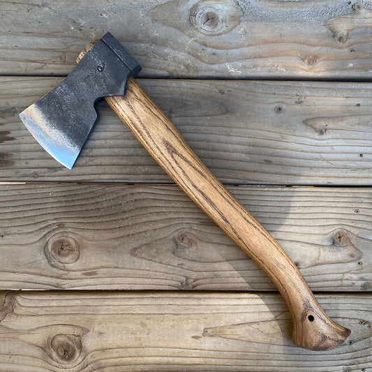 Hand Forged Camp Axe 19 Inch Handle