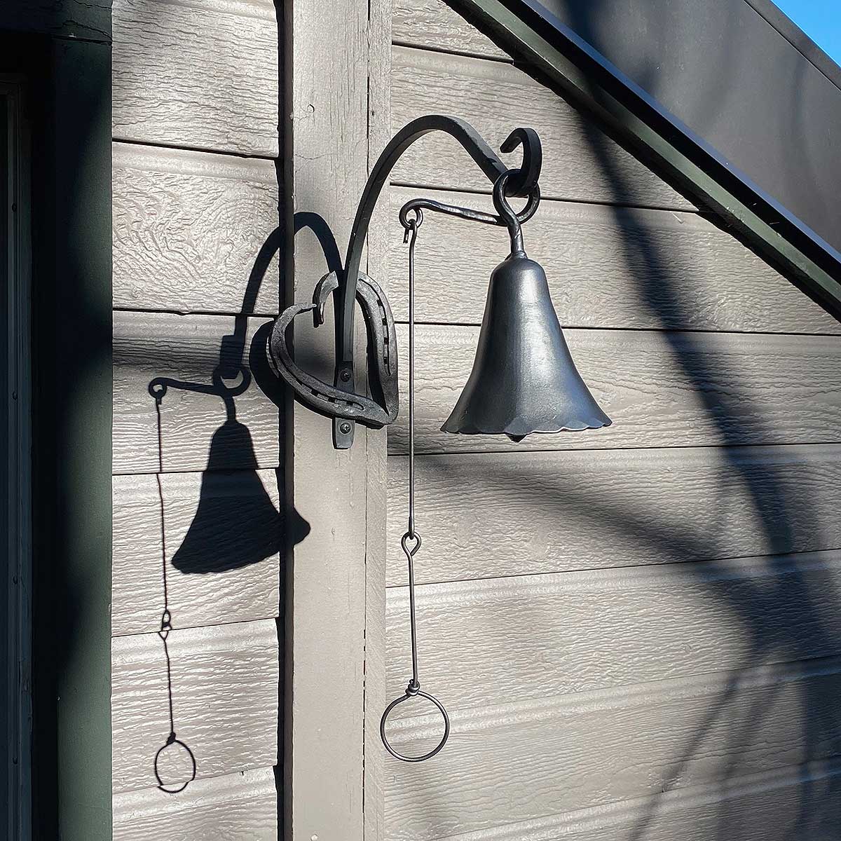 Small Knocker Bell With Forged Iron Design