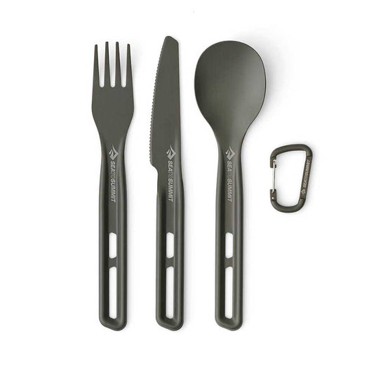 Frontier Super Lightweight Silverware / Utensil / Cutlery Set - [3 Piece] Fork - Spoon - Knife