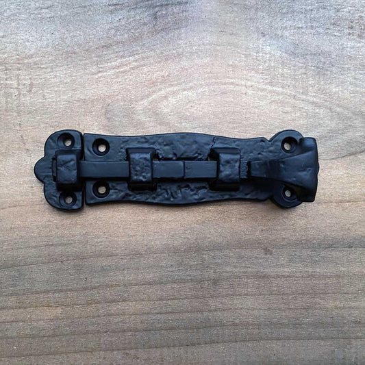 Door Bolt 6 Inch Cast Iron Black Finish