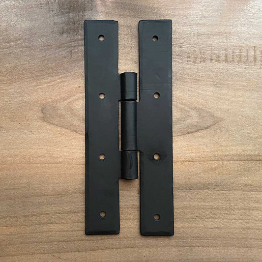 Forged H Hinge 7 Inch Rustic with Black Finish