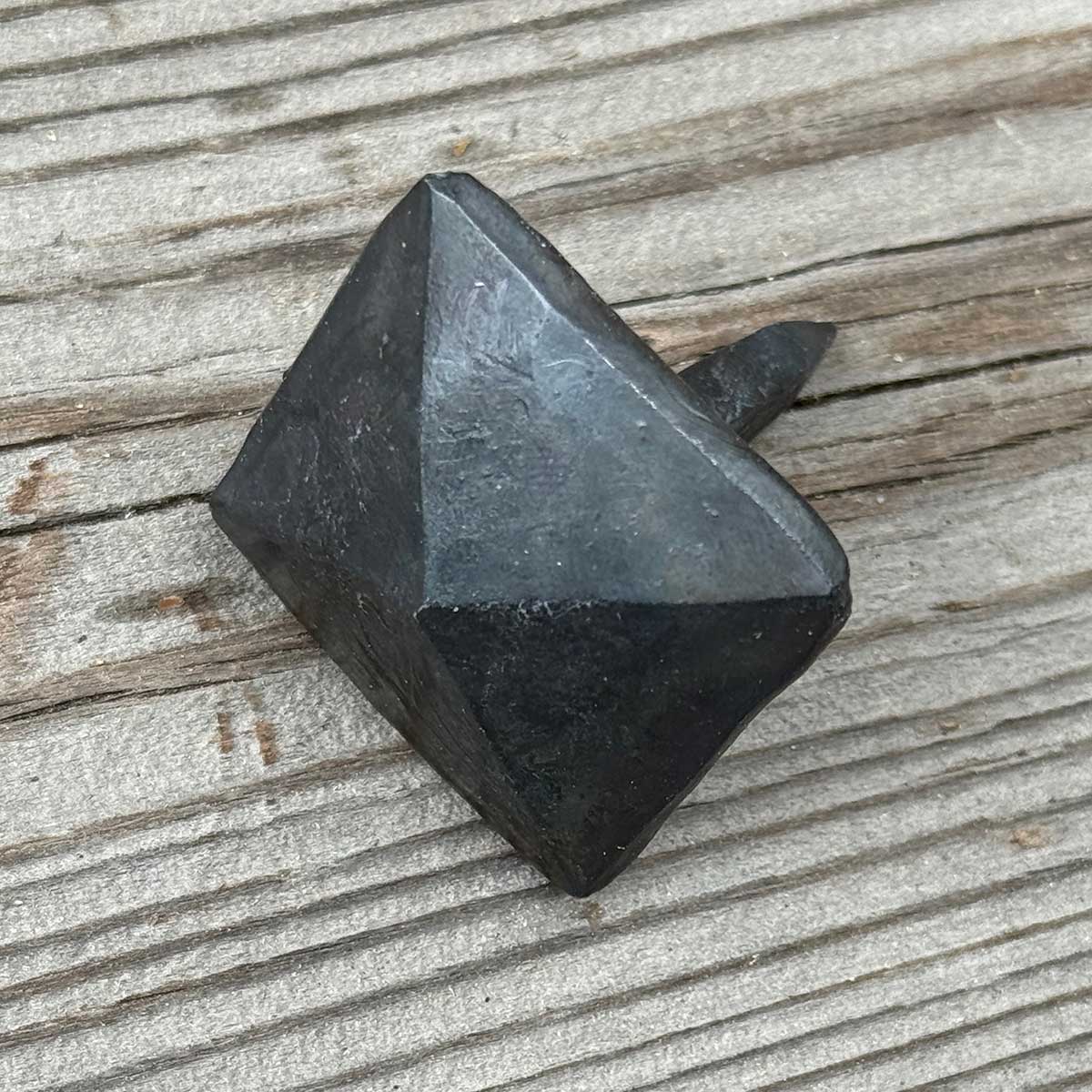 Hand Forged Square Head Nail Stud Clavos 1.5 Inch Iron with Wax Finish
