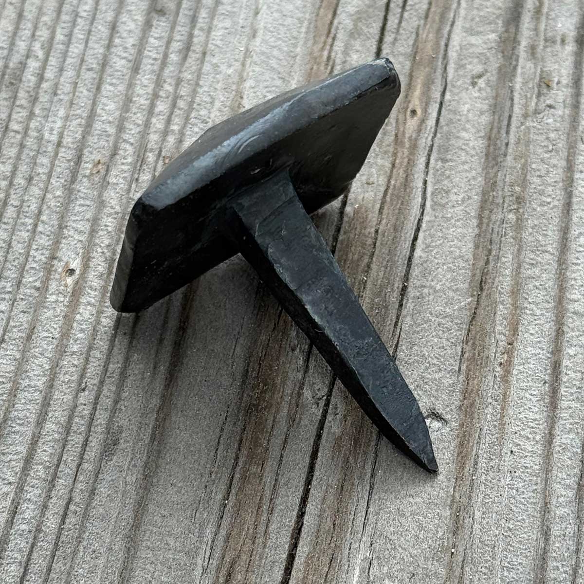 Hand Forged Square Head Nail Stud Clavos 1.5 Inch Iron with Wax Finish