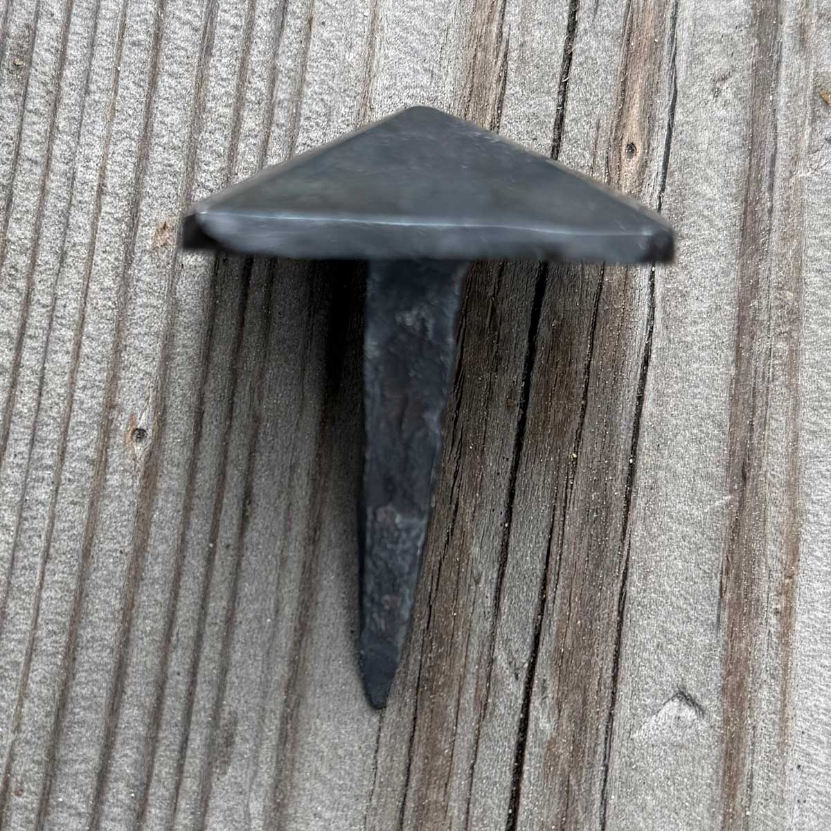 Hand Forged Square Head Nail Stud Clavos 1.5 Inch Iron with Wax Finish