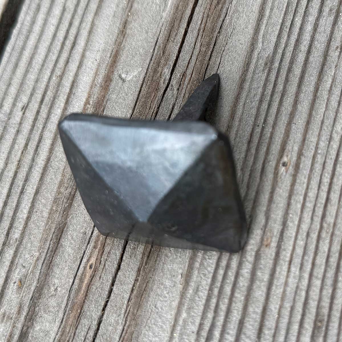 Hand Forged Square Head Nail Stud Clavos 1.5 Inch Iron with Wax Finish