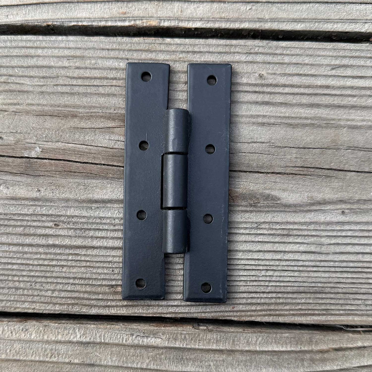 Small Forged H Hinge 4 Inch Black Finish