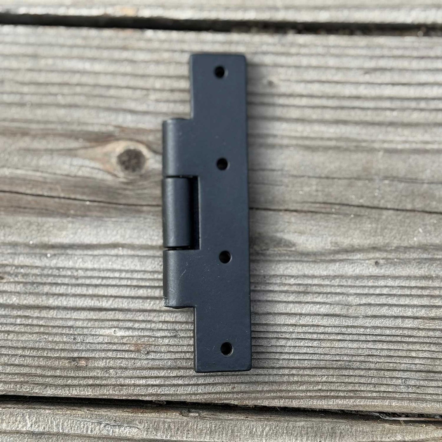 Small Forged H Hinge 4 Inch Black Finish