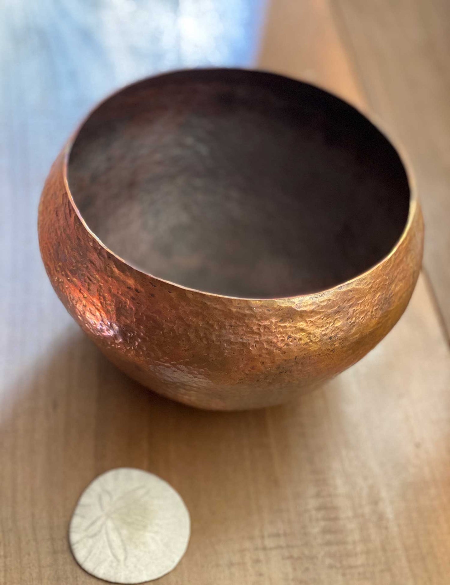 Hand Forged Copper Bowl Coppersmith Art